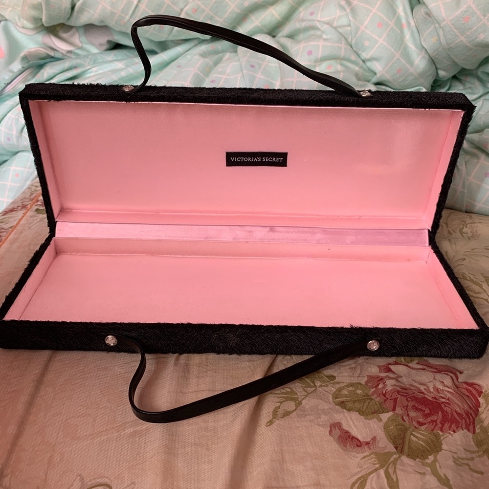 Limited Edition Victoria’s Secret Black Fuzzy Case